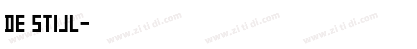 de stijl字体转换